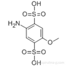 1,4-Benzenedisulfonicacid, 2-amino-5-methoxy CAS 27327-48-6